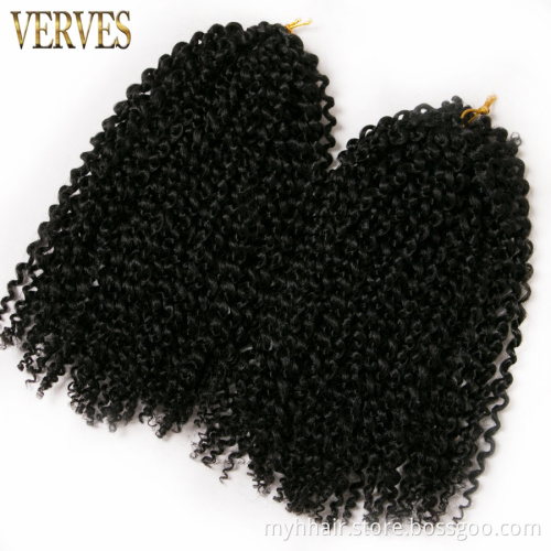 10 Piece 60g/pack synthetic 12 inch curly Braid ombre braiding hair extentions brown,black,bug crochet braids hair Passion Twist